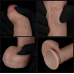 Коричневый фаллоимитатор 8 Dual Layered Silicone - 20,5 см